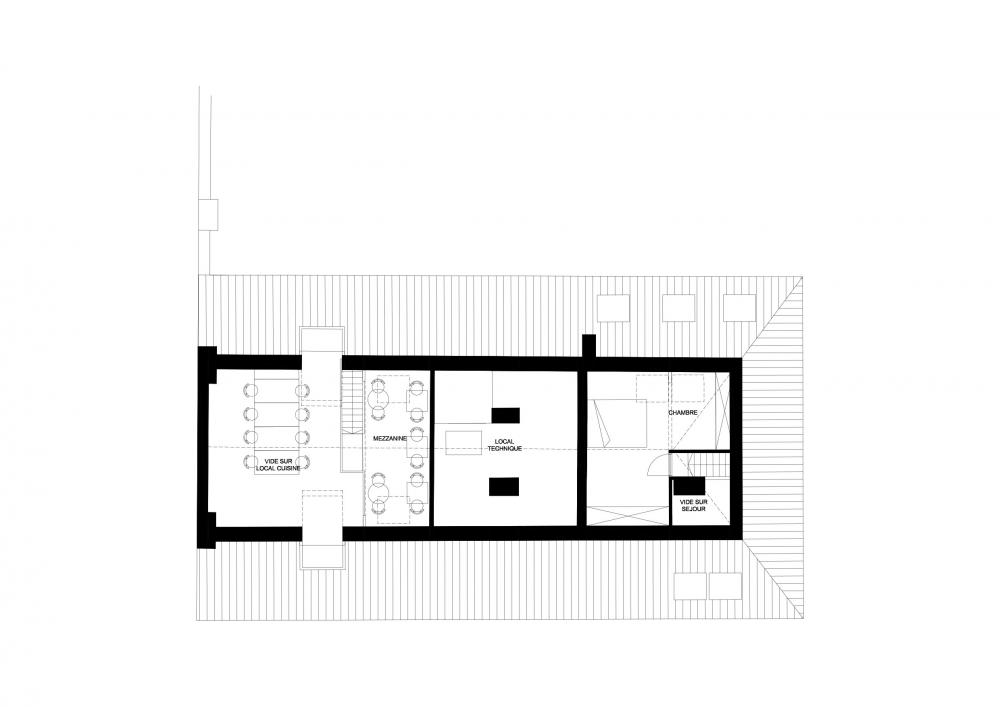 plan du 3ème étage combles