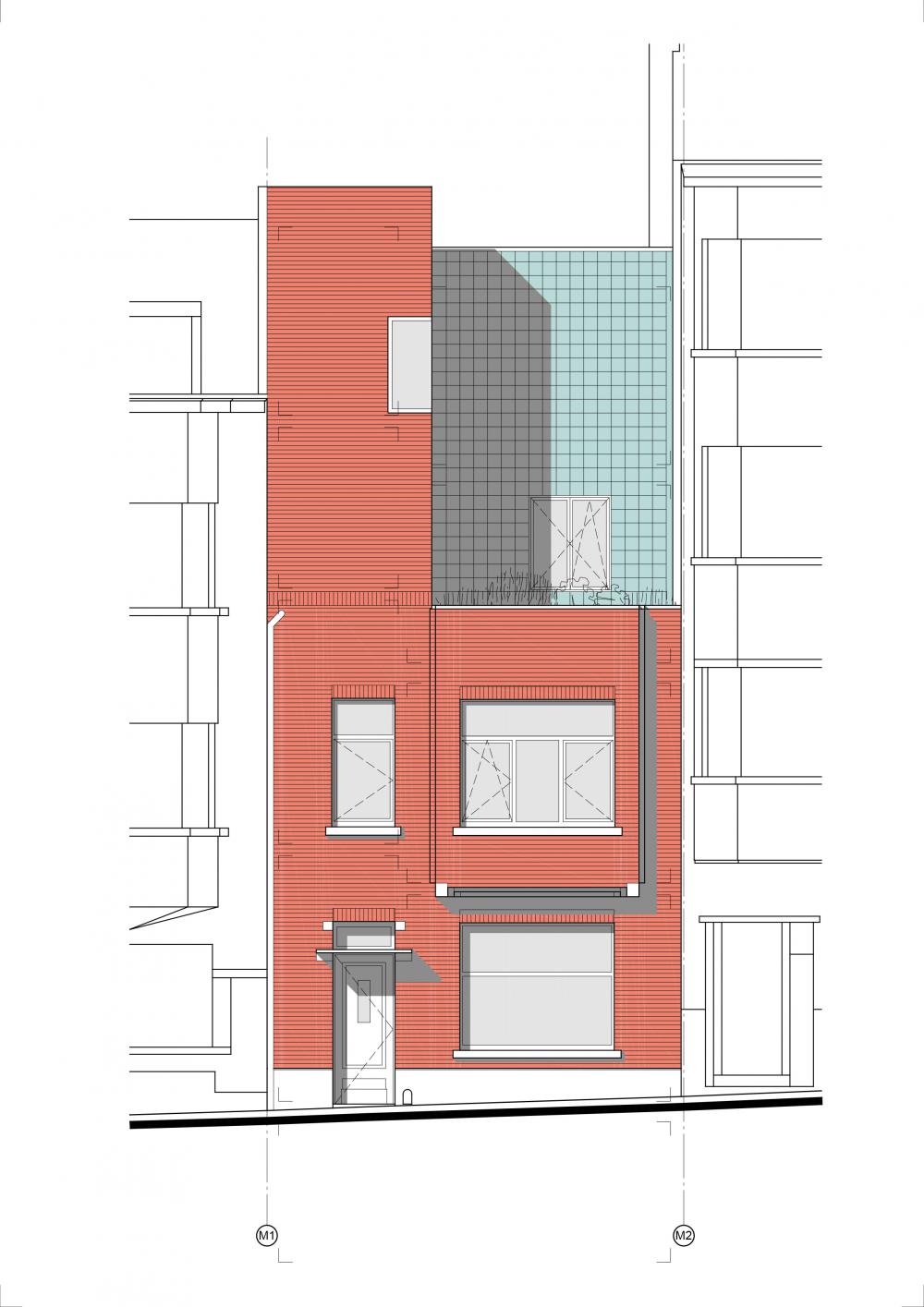 eon architecture bruxelles woluwe saint lambert architecture maison Roche fatale façade