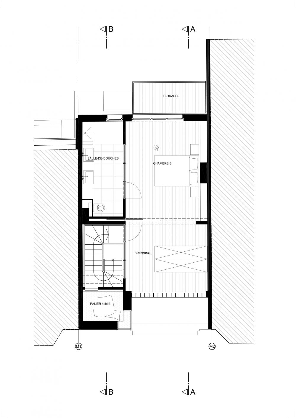 eon architecture bruxelles woluwe saint lambert architecture maison Roche fatale plan