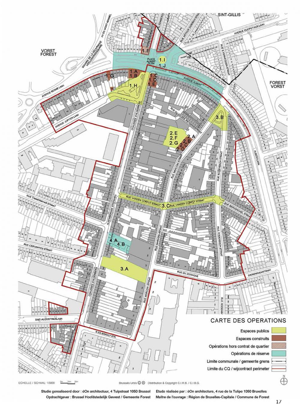 carte des opérations