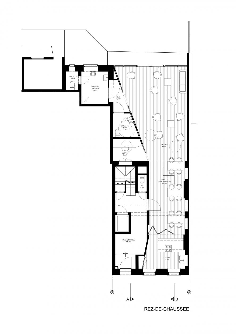 plan du rez-de-chaussée