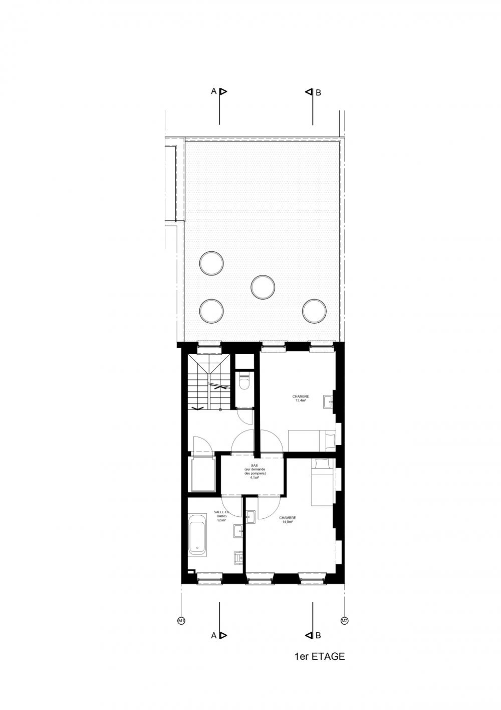 plan du 1er étage