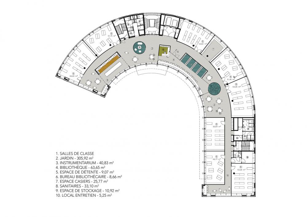 plan du 1er étage