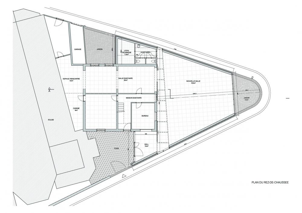 plan du rez-de-chaussée